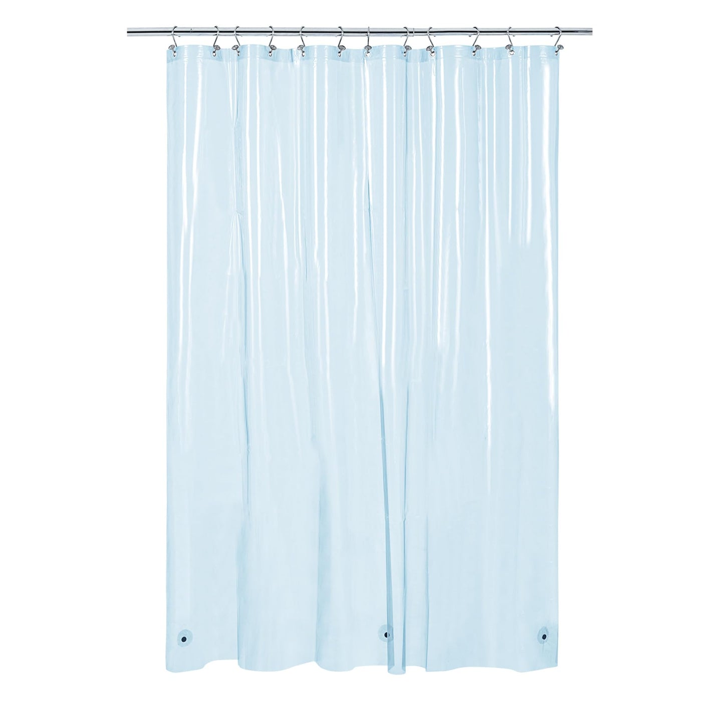 Barossa Design Premium PEVA Plastic Shower Liner with Rustproof Grommets
