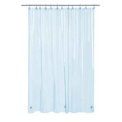 Barossa Design Premium PEVA Plastic Shower Liner with Rustproof Grommets