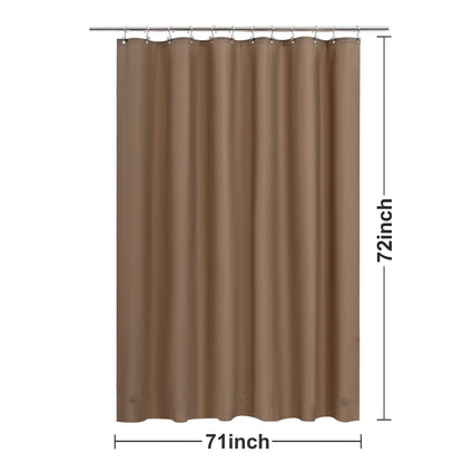 Barossa Design Premium PEVA Plastic Shower Liner with Rustproof Grommets