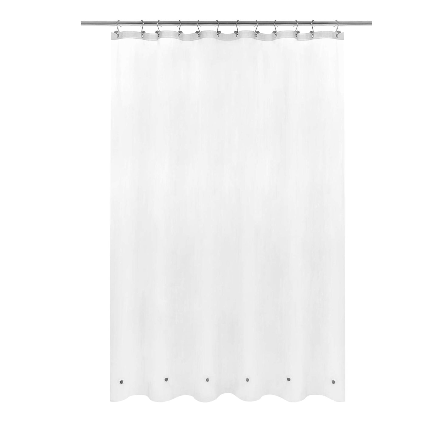 Barossa Design Premium PEVA Plastic Shower Liner with Rustproof Grommets