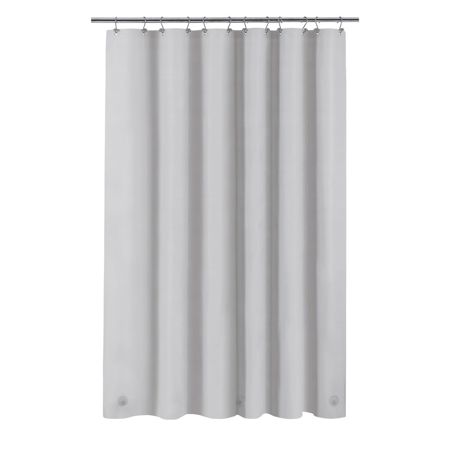 Barossa Design Premium PEVA Plastic Shower Liner with Rustproof Grommets