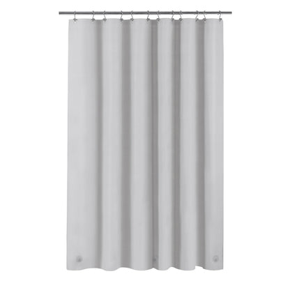 Barossa Design Premium PEVA Plastic Shower Liner with Rustproof Grommets
