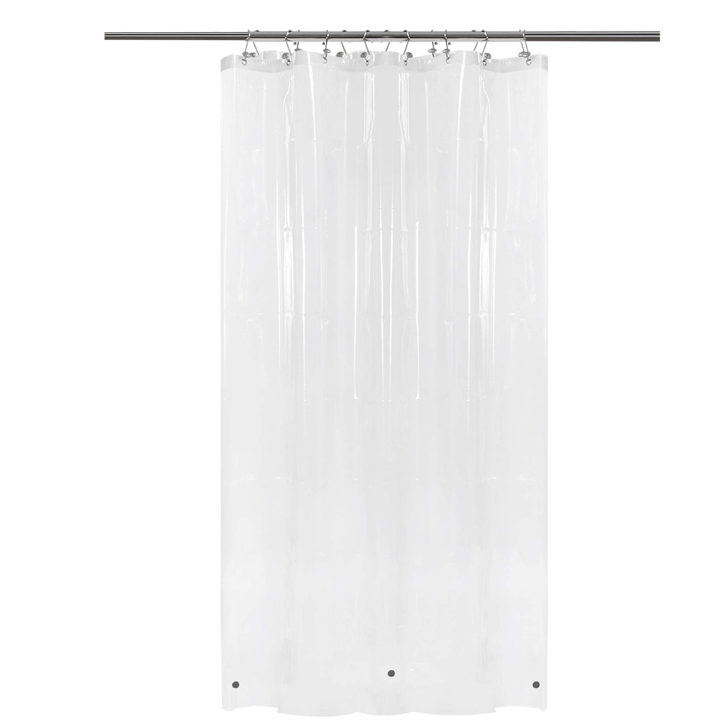 Barossa Design Premium PEVA Plastic Shower Liner with Rustproof Grommets