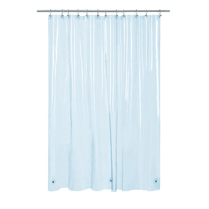 Barossa Design Premium PEVA Plastic Shower Liner with Rustproof Grommets