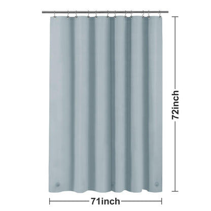 Barossa Design Premium PEVA Plastic Shower Liner with Rustproof Grommets