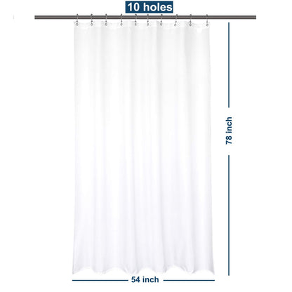 Barossa Design Waterproof Fabric Shower Curtain or Liner Microfiber