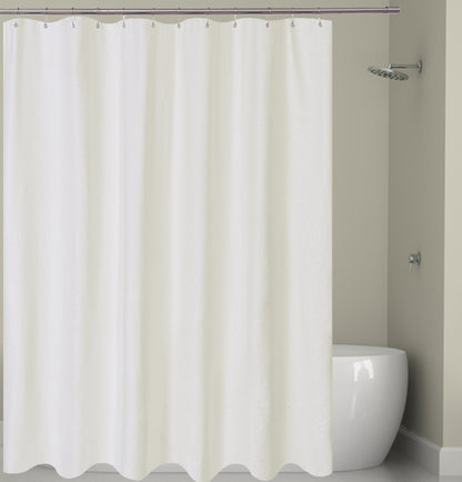 Barossa Design Waterproof Fabric Shower Curtain or Liner Microfiber