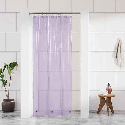 Barossa Design Premium PEVA Plastic Shower Liner with Rustproof Grommets