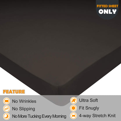 Barossa Design Soft Stretch Fitted Sheet