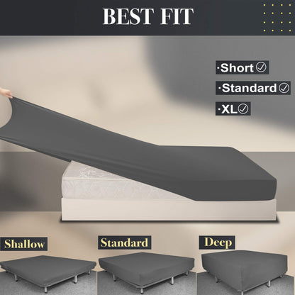 Barossa Design Soft Stretch Fitted Sheet
