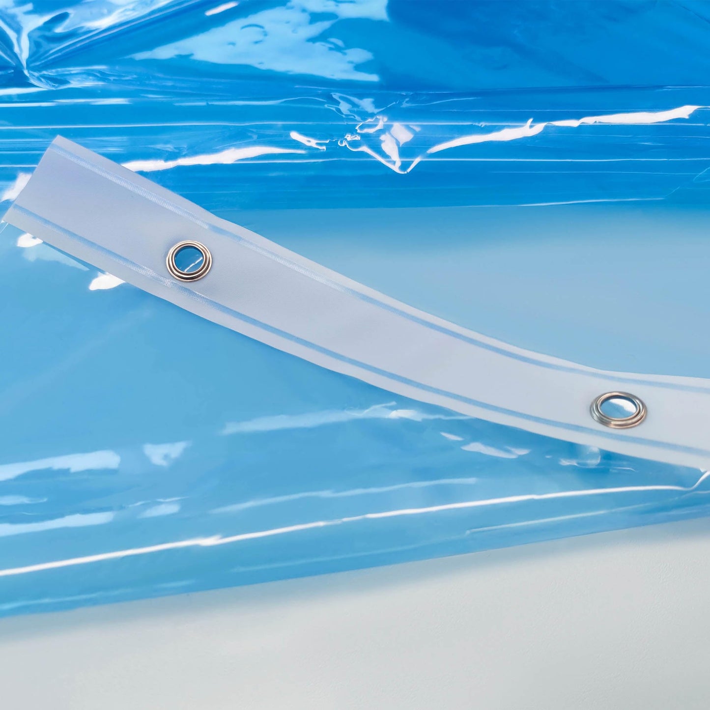 Barossa Design Premium PEVA Plastic Shower Liner with Rustproof Grommets