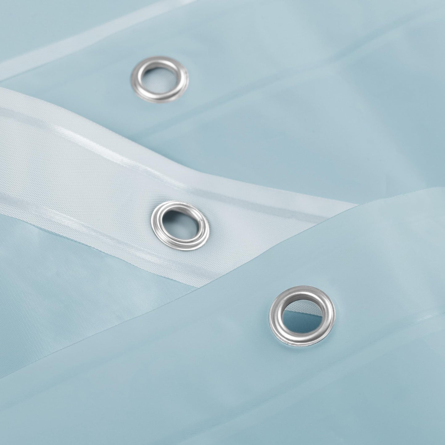 Barossa Design Premium PEVA Plastic Shower Liner with Rustproof Grommets
