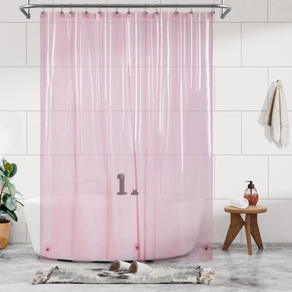 Barossa Design Premium PEVA Plastic Shower Liner with Rustproof Grommets