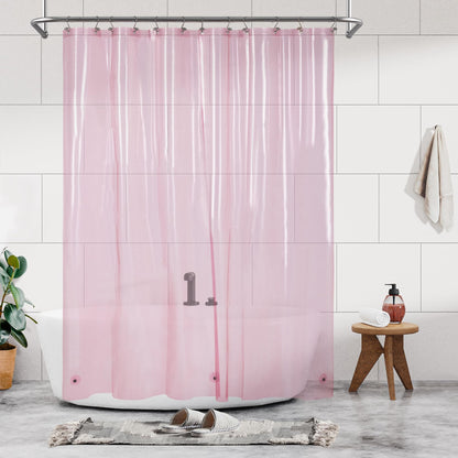 Barossa Design Premium PEVA Plastic Shower Liner with Rustproof Grommets