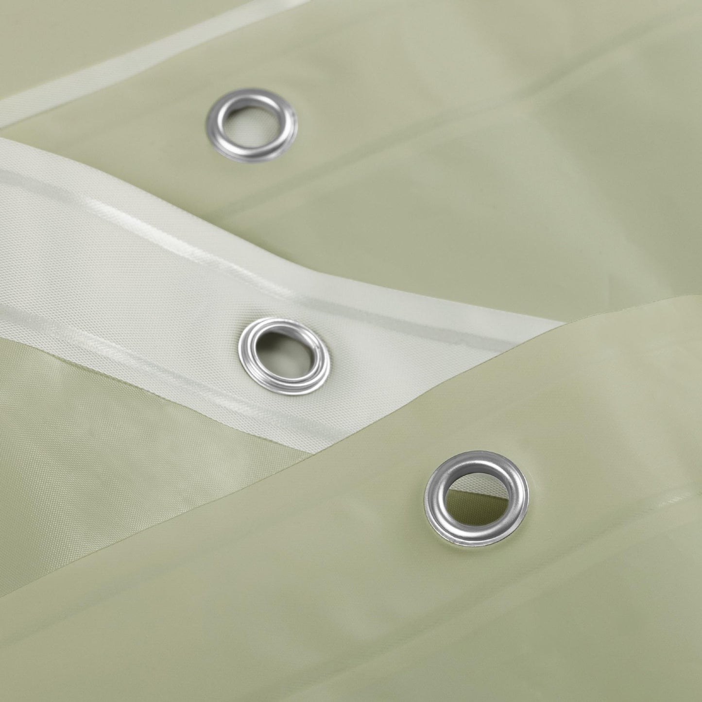 Barossa Design Premium PEVA Plastic Shower Liner with Rustproof Grommets