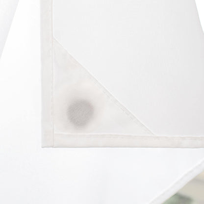 Barossa Design Waffle Weave Shower Curtain with Snap-in Liner