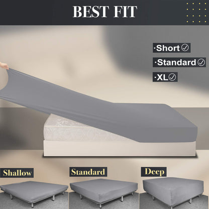 Barossa Design Soft Stretch Fitted Sheet