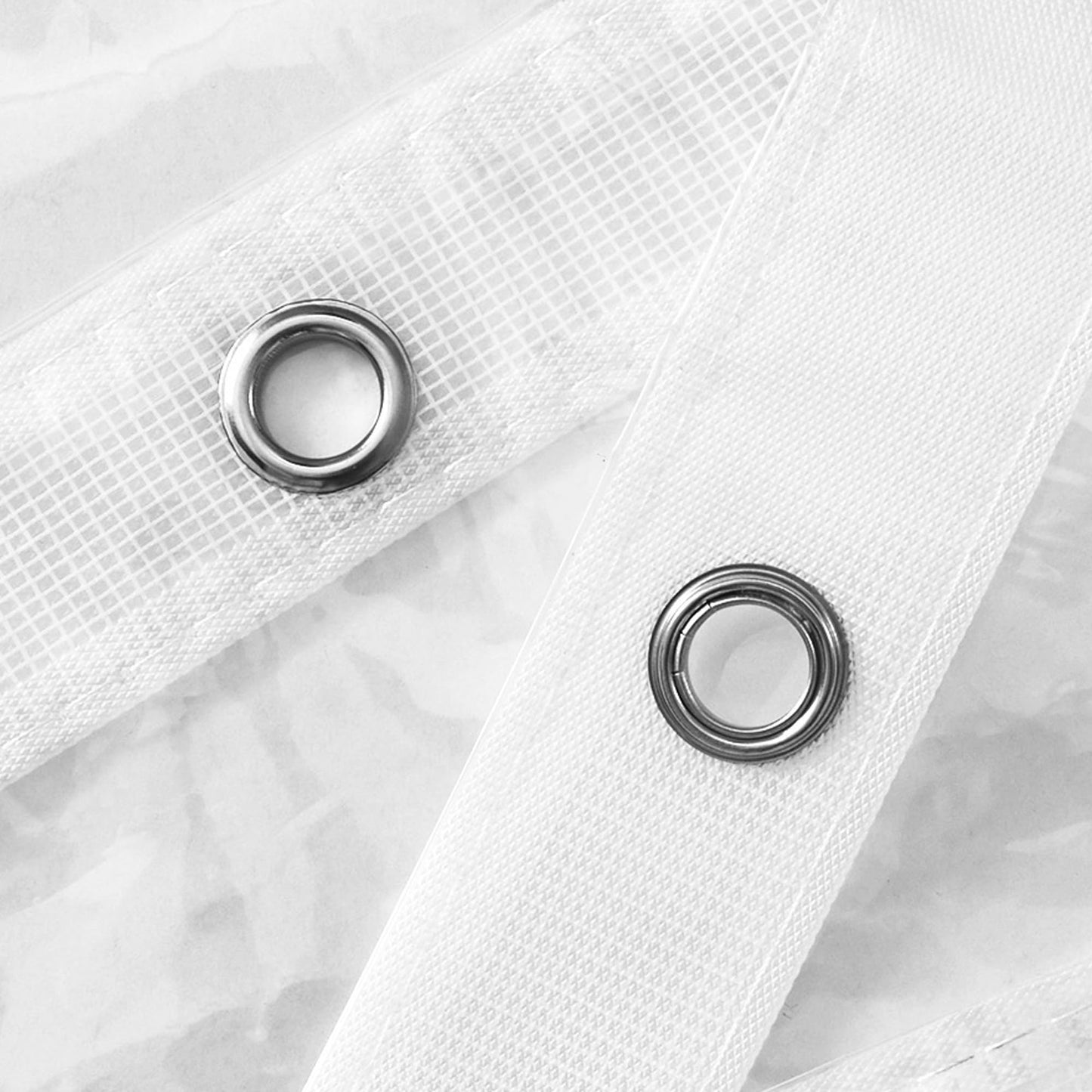 Barossa Design Premium PEVA Plastic Shower Liner with Rustproof Grommets