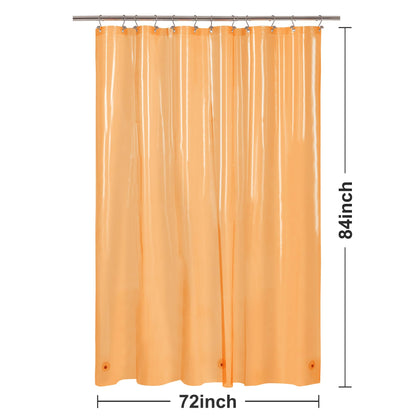 Barossa Design Premium PEVA Plastic Shower Liner with Rustproof Grommets