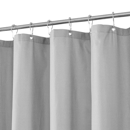 Barossa Design Soft Light-Weight Microfiber Fabric Shower Liner or Curtain, Hotel Quality, Machine Washable, Water Repellent, 70 x 72 inches