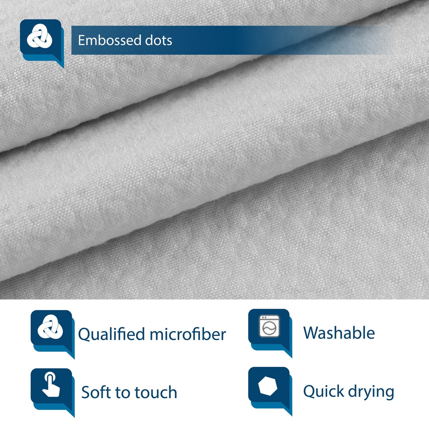 Barossa Design Waterproof Fabric Shower Curtain or Liner Microfiber