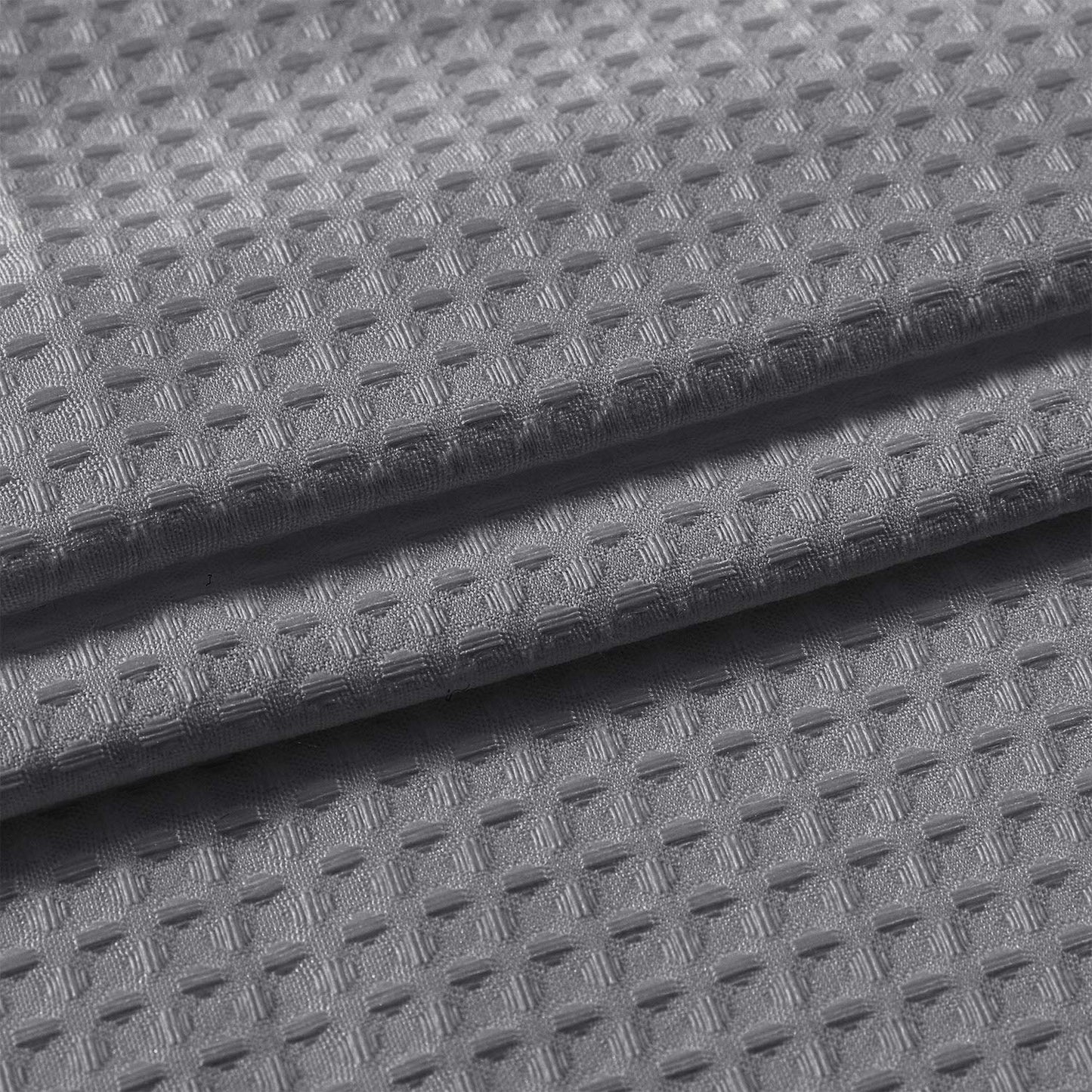 Barossa Design Waffle Weave Half Window Tier Curtains
