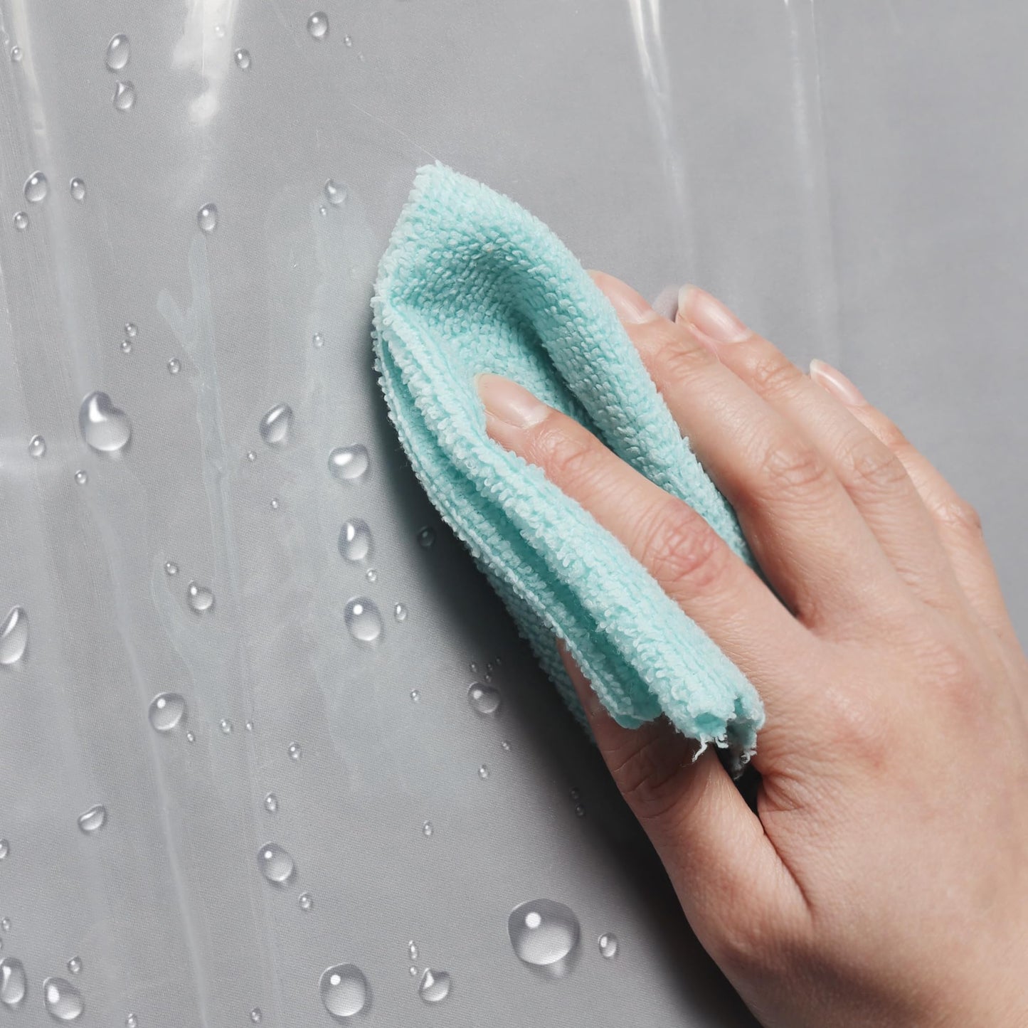Barossa Design Premium PEVA Plastic Shower Liner with Rustproof Grommets
