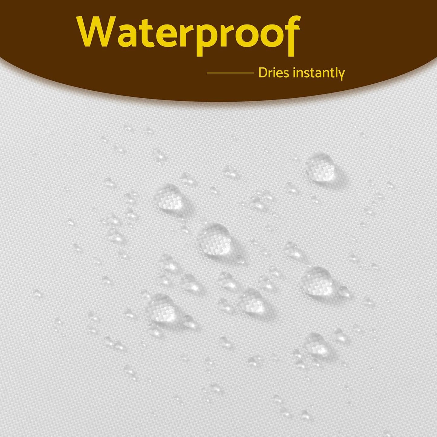 Barossa Design Fabric Snap-in Shower Curtain Liner Replacement, Removable & Washable, Hotel Style, 70x54, White