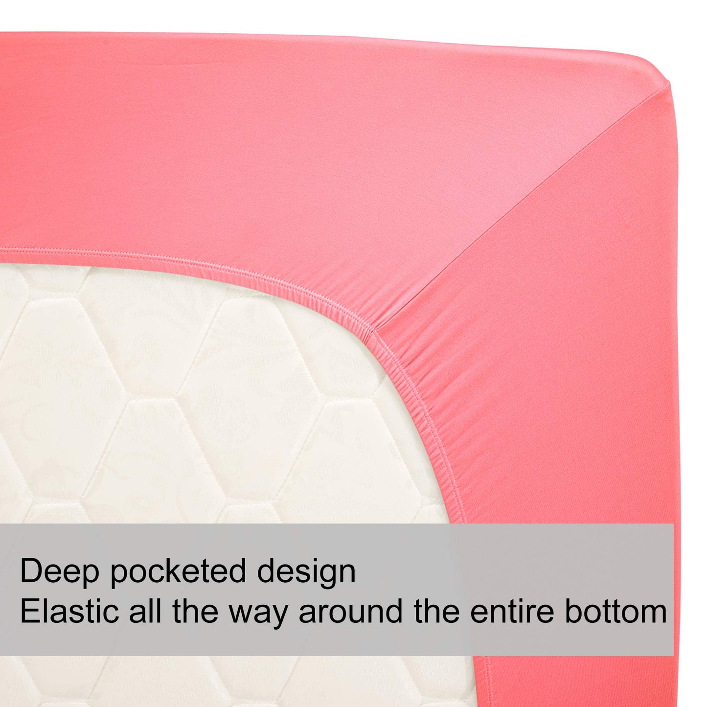Barossa Design Soft Stretch Fitted Sheet