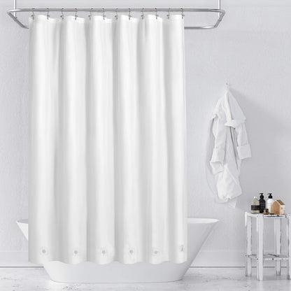 Barossa Design Premium PEVA Plastic Shower Liner with Rustproof Grommets