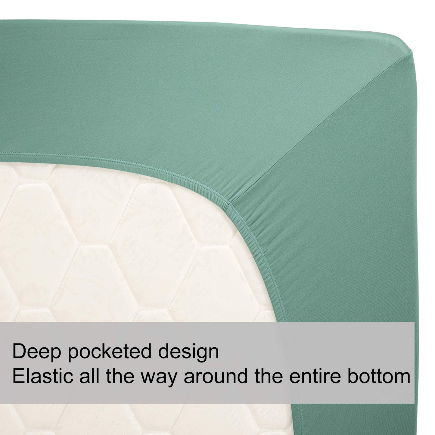 Barossa Design Soft Stretch Fitted Sheet