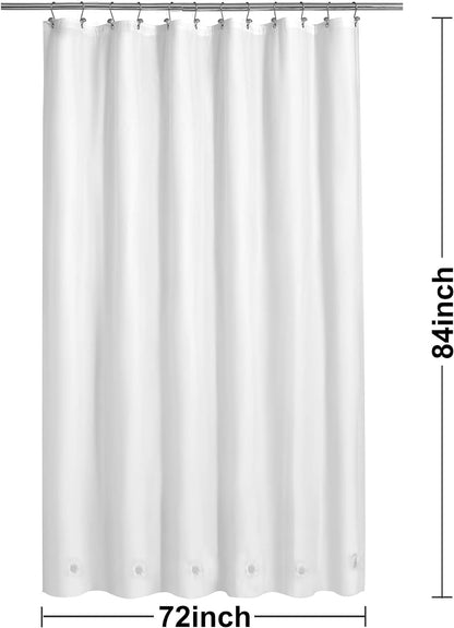 Barossa Design Wrap Around Waterproof PEVA Shower Liner for Bathroom
