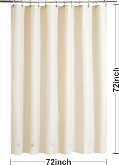 Barossa Design Wrap Around Waterproof PEVA Shower Liner for Bathroom