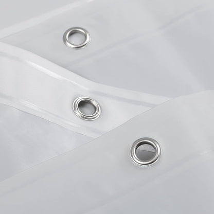 Barossa Design Wrap Around Waterproof PEVA Shower Liner for Bathroom
