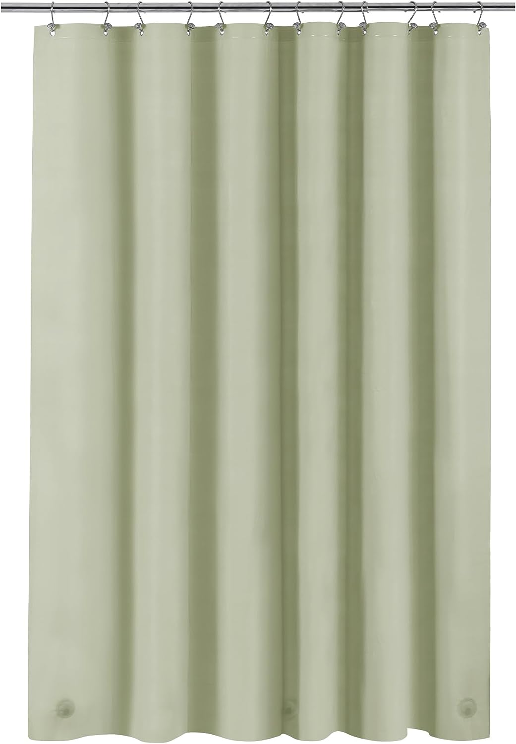 Barossa Design Wrap Around Waterproof PEVA Shower Liner for Bathroom