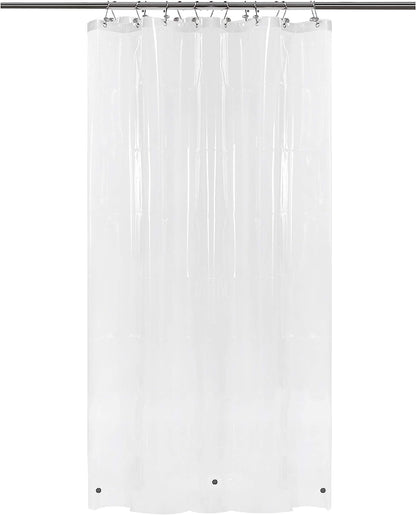 Barossa Design Wrap Around Waterproof PEVA Shower Liner for Bathroom