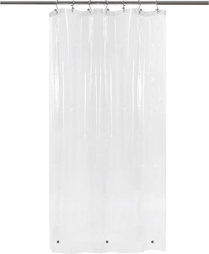 Barossa Design Wrap Around Waterproof PEVA Shower Liner for Bathroom