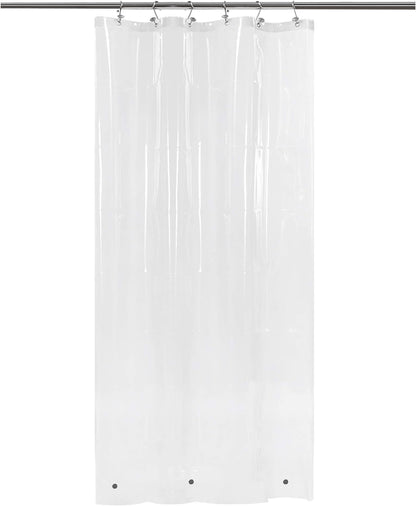 Barossa Design Wrap Around Waterproof PEVA Shower Liner for Bathroom