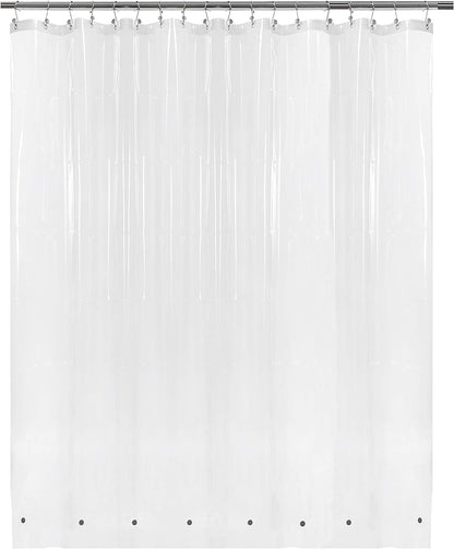 Barossa Design Wrap Around Waterproof PEVA Shower Liner for Bathroom