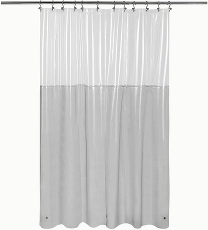 Barossa Design Wrap Around Waterproof PEVA Shower Liner for Bathroom