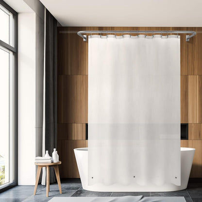 Barossa Design Wrap Around Waterproof PEVA Shower Liner for Bathroom
