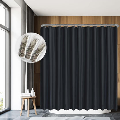 Barossa Design Wrap Around Waterproof PEVA Shower Liner for Bathroom