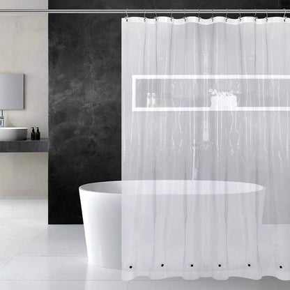 Barossa Design Wrap Around Waterproof PEVA Shower Liner for Bathroom