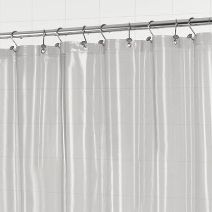 Barossa Design Wrap Around Waterproof PEVA Shower Liner for Bathroom