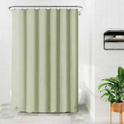 Barossa Design Wrap Around Waterproof PEVA Shower Liner for Bathroom
