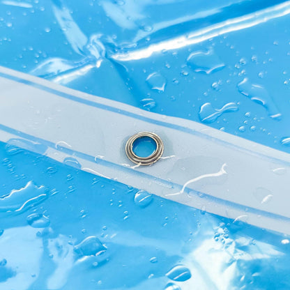 Barossa Design Wrap Around Waterproof PEVA Shower Liner for Bathroom
