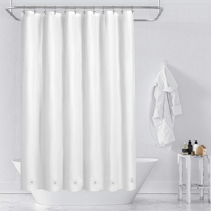 Barossa Design Wrap Around Waterproof PEVA Shower Liner for Bathroom