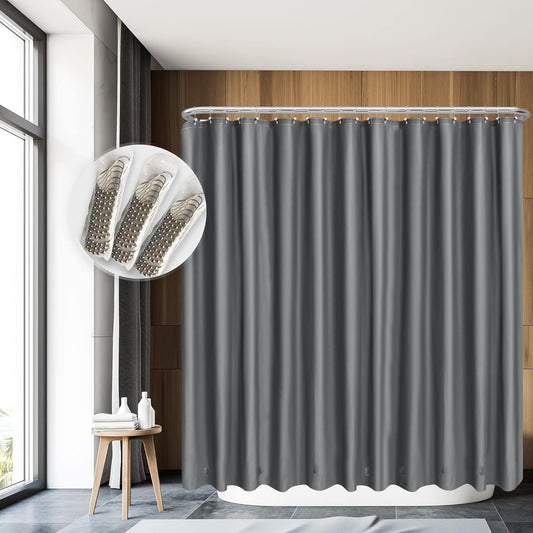 Barossa Design Wrap Around Waterproof PEVA Shower Liner for Bathroom
